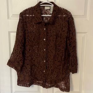 White Stag Sheer Top